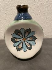 Vintage Mexican Vase / Flask Folk Art Signed Guate Mayan KE Ken Edwards picture