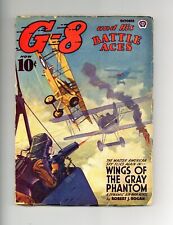 G-8 and His Battle Aces Pulp Oct 1942 Vol. 25 #4 VG picture