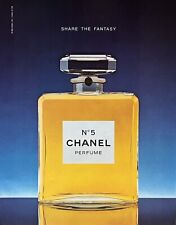 1981 Chanel Paris N°5 Parfum Share the Fantasy Magazine PRINT AD picture