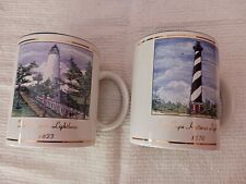 Outer Banks North Carolina Lighthouse Mugs Single Pair Choose Hatteras Ocracoke picture