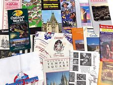 Vintage 1970's-90s TRAVEL BROCHURE POST CARD Lot LARGE Collection USA & More picture