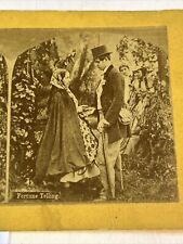 Vintage 1890's  Stereoscope Stereo View Card Women Telling Fortunes picture