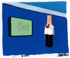 SALE- DILBERT Animation Cel: Dilbert 