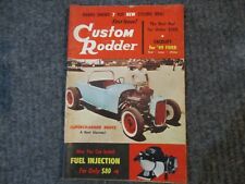 VINTAGE 1957 FIRST ISSUSE OF CUSTOM RODDER-1957--62 PAGES--8X5 1/4 BOOK picture