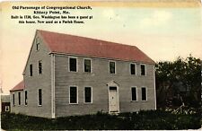 1917 Old Parsonage of Congressional Church Parish Kittery Point Maine Postcard picture