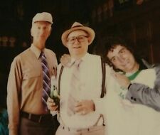 1980s VTG POLAROID PHOTO Man W/ Bartles & James Cut Out Display Wine Cooler Ad picture