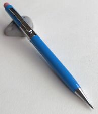 Vintage SCRIPTO Mechanical Pencil NOS .9mm Chrome Trim Blue Barrel picture