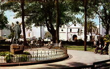Los Angles Plaza Old Plaza Church California ~ vintage postcard picture