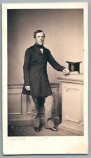 1860 CDV. Parisian nobility man to identify. Photo Franck in Paris Mode 19th century picture