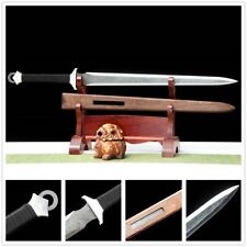 Han Sword Battle Ready Jian Very Sharp High Manganese Steel Blade Full Tang Nice picture