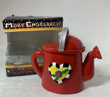Vtg Mary Englebreit Trinket Box Collection Watering Can Red Flower Heart  New picture