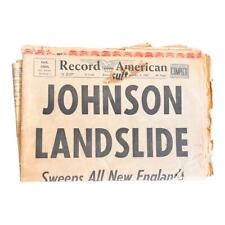 Boston Record American Presidential Election dated November 4, 1964 picture