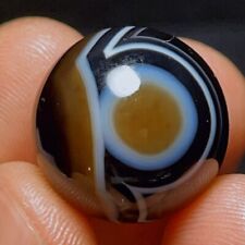 TOP 11G Natural Gobi Agate Eyes Agate Sphere Crystal Stone Madagascar L1317 picture