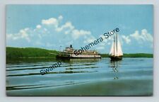 Postcard Delt Queen Steamboat and Schooner On Kentucky Lake picture