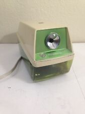 Vtg retro Green Panasonic Electric Pencil Sharpener Model KP-8A Tested works 70s picture