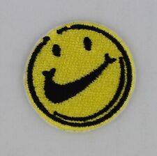 Iron on Patch - Sean Wotherspoon Smiley Face Yellow Embroidered Hip Hop Rap picture