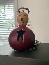 Meadowbrooke Gourds Light Up Angel Christmas Holiday Gourd; Tested Works picture