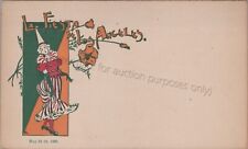 *rare* 1906 postcard: La Fiesta de Los Angeles - CA beautiful art California picture