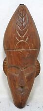 Vintage Wooden Wall Décor Tribal Mask Original Old Hand Carved picture