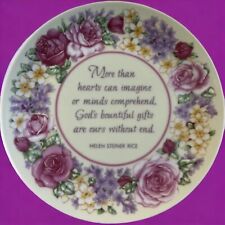 Vintage 1996 Helen Steiner Rice God’s Gifts Small Collector’s Plate Gibson picture