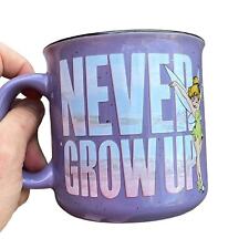 New Disney Never Grow Up Tinkerbell cup purple mug coffee Tinker Bell picture