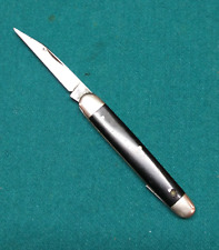 Vintage J.A. HENCKELS Germany 1761 2 Blade Black Pen Knife (Damaged For Parts) picture