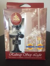 Lemax Village Col Enchanted Forest Railway Stop Light #84240, 2002 - NIB - Mint picture
