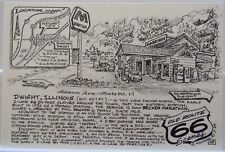 Old Route 66   R. Waldmire postcard # 28...Becker Marathon, Dwight, Illinois picture