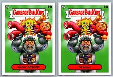 Six Million Dollar Man Bigfoot Andre The Giant Garbage Pail Kid Spoof 2 Card Set picture