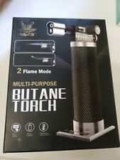 Dual Flame Mode Butane Torch Lighter - Portable & Durable - Refillable  (M138) picture
