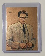 Atticus Finch Gold Plated Artist Signed To Kill A Mockingbird Card 1/1 picture