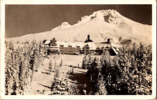 Postcard Timberline Lodge Winter Government Camp Oregon Unposted RPPC picture