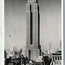 c1940s New York City NY RPPC Empire State Building Free WWII Soldier Haacke A165 picture