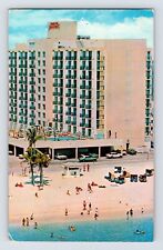 Postcard Florida Miami Beach FL Oceanfront Motor Lodge Motel 1974 Posted Chrome picture