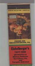 Matchbook Cover - Baby Chick - Eichelberger's Tasty Food Harrisburg, PA picture
