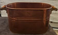 Vintage Revere Ware Copper Tub BEAUTIFUL Large Rustic DECORATIVE picture