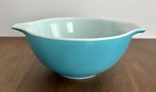 Vintage Pyrex 442 Turquoise Blue Cinderella Nesting Mixing Bowl 1 1/2 Quart picture