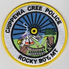 Montana MT Chippewa Cree Tribal Police Patch picture