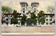 Columbia South Carolina~Colonia Hotel~Hampton Street~Razed 1960s~1906 Postcard picture