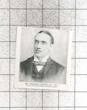 1893 Mr Edward Carson QC From A Photo Robinson Dublin picture