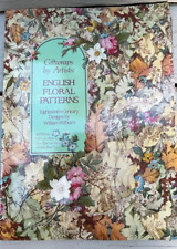 English Exquisite Floral Gift Wrap Kilburn Patterns 9 Tear Out Sheets Partial Bk picture