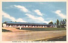 East Chatham Ontario Canada 1950s Postcard Rainbow Motel  picture