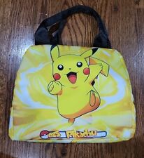 PIKACHU INSULATED LUNCH TOTE Pokemon Zippered Handled Bag New w/o Tags Cooler picture