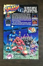 1993 Smash TV T.V. Acclaim  Video Game Full Page Ad picture