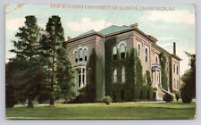 Law Building University Of Illinois, Champaign IL 1908 Antique Postcard picture