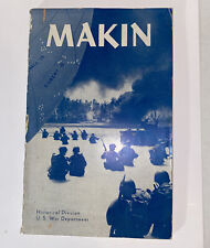 The Capture of Makin 1946 Paperback Historical Division of U.S. War Department picture