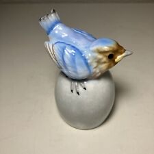 Vintage Maruri Masterpiece Blue Bird Enesco Bell  Decor Egg picture