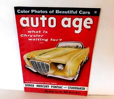 June 1956 Auto Age Magazine 1956 Dodge Mercury Pontiac Sudebaker Road Tests picture