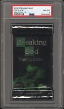 Breaking Bad 2014 Cryptozoic Trading Cards Sealed Hobby Pack PSA Graded 8 picture