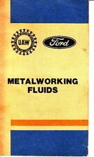 Ford UAW Metalworking Fluids Vintage Small Booklet picture